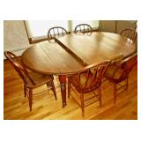 Chestnut Table w/ 6 Boards