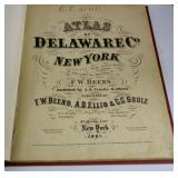 Beers Delaware County Atlas Original Copy-Published in 1869