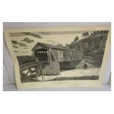 Ward Herman Covered Bridge Print