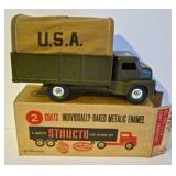Structo Army Truck w/ Box