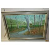 Ward Herman Oil On Board