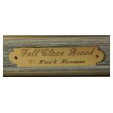 Brass Name Plate On Painting