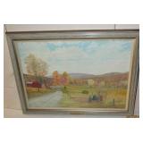Ward Herman Oil On Board