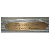 Brass Name Plate On Painting