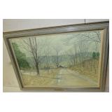 Ward Herman Oil On Board