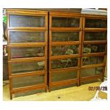 3 5-Section Barrister Bookcase