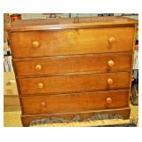 Early 4 Drawer Cherry Dresser