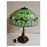 Tiffany Leaded Acorn Lamp