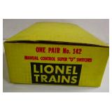 Lionel 142 Switches-Store Stock-Unopened