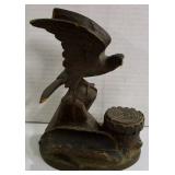 Wooden Eagle Desk Piece