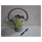 Roseville Poppy Basket