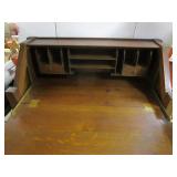 Mission Oak Desk Interior