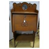 Oak Drop Front Desk