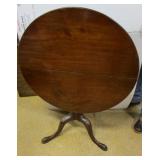 Cherry Tilt Top Table