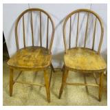 Pair of Hoop Back Chairs