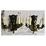 Pair of Victorian Figural, Sconces