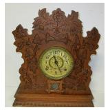 Oak Gingerbread Clock