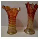 Carnival Glass vases
