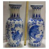 Pair of Monumental Vases