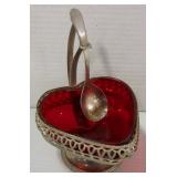 Heart Shaped Nut Dish