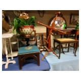 Antique Stands & Stools
