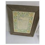 Framed Needlepoint