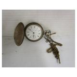 Coin Silver Pocket Watch