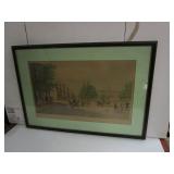 Framed "New York In 1819" Print