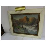 Framed Deer Picture