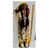 36" Skooum Indian Doll Store Display