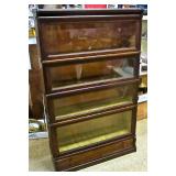 4 Section Oak Barrister Bookcase