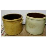 2 Plain Crocks