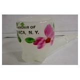 Ithaca, NY Custard Pipe Souvenir Glass
