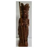 8" Carved Indian Statue