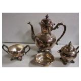 Silver Plate Tea Set