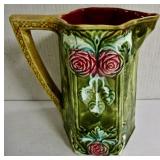 French Majolica Pitcher