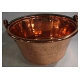 Vintage Polished Copper Bucket