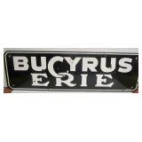 Bucyrus Erie Sign