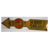 Roscoe, NY Garage Sign