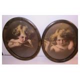 Framed Cherub Prints