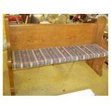 Oak Church Pew