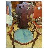 Mahogany Victorian Chair