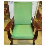 Mahogany Clawfoot Morris Chair