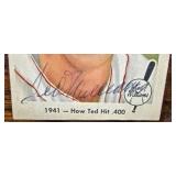 Close-Up of Ted Williams Autograph