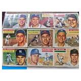 1956 Topps Baseball Card Lot of 54 Cards