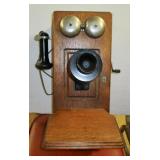 Oak Wall Telephone