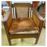 Oak Cube Chair