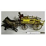 Pratt Cast Iron Farm Dray Wagon
