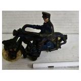Champion Cast Iron Police Motorcycle