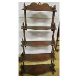 Walnut What-Not Shelf
